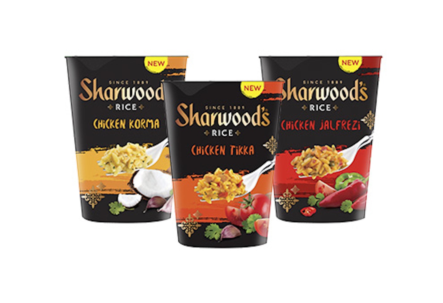Sharwood’s Curry Rice Pots Gondola Sharwood’s Curry Rice Pots Gondola