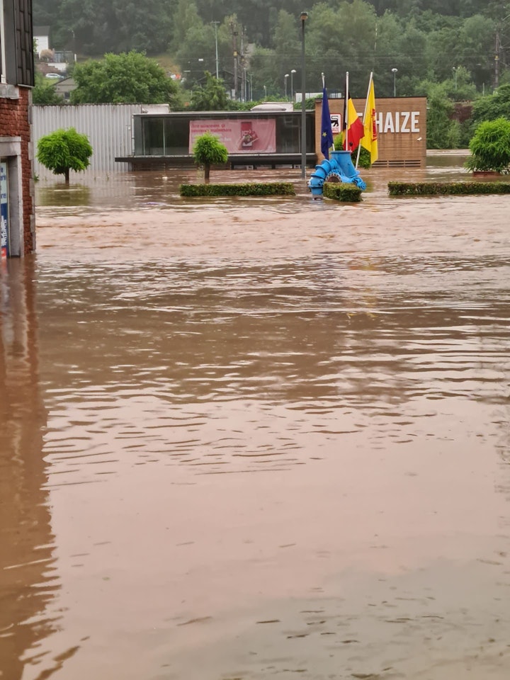 Delhaize overstromingen