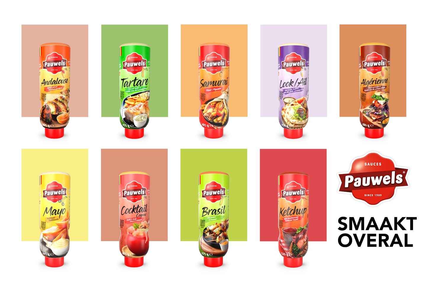 Pauwels Sauzen lanceert eigen assortiment sauzen voor thuis Gondola