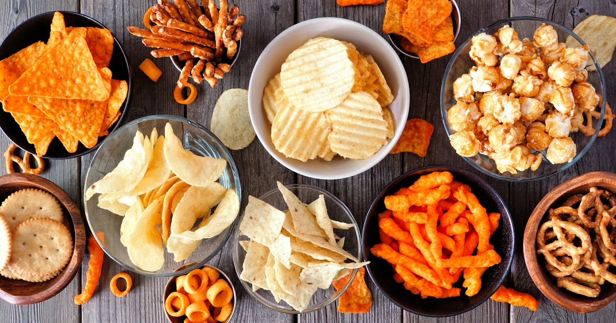 Les snacks salés connaissent une évolution positive Gondola Les snacks salés connaissent une évolution positive Gondola