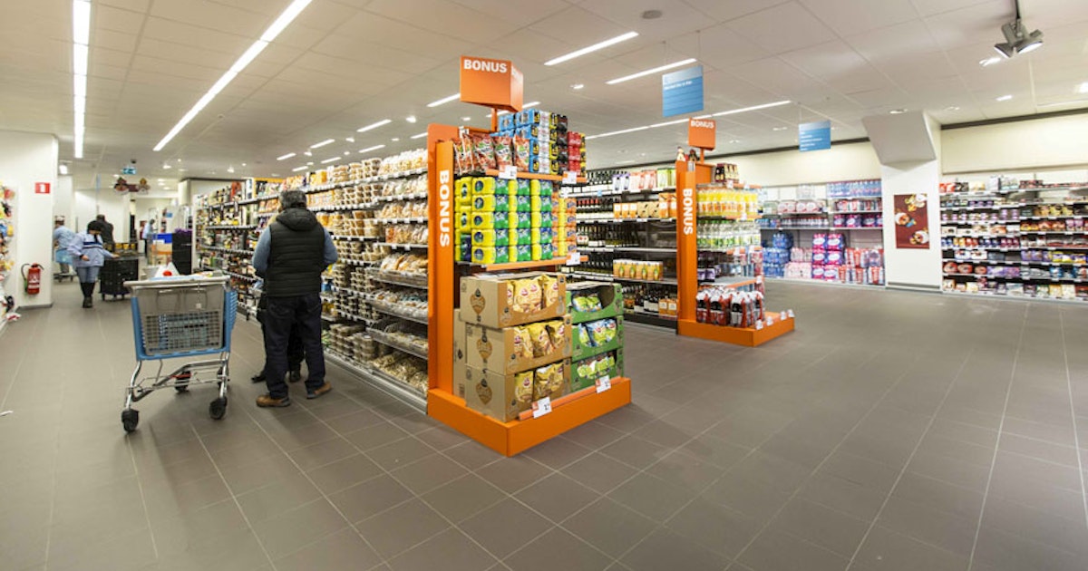 Albert Heijn opent winkel in franchise in Beringen Gondola Albert Heijn opent winkel in franchise in Beringen Gondola